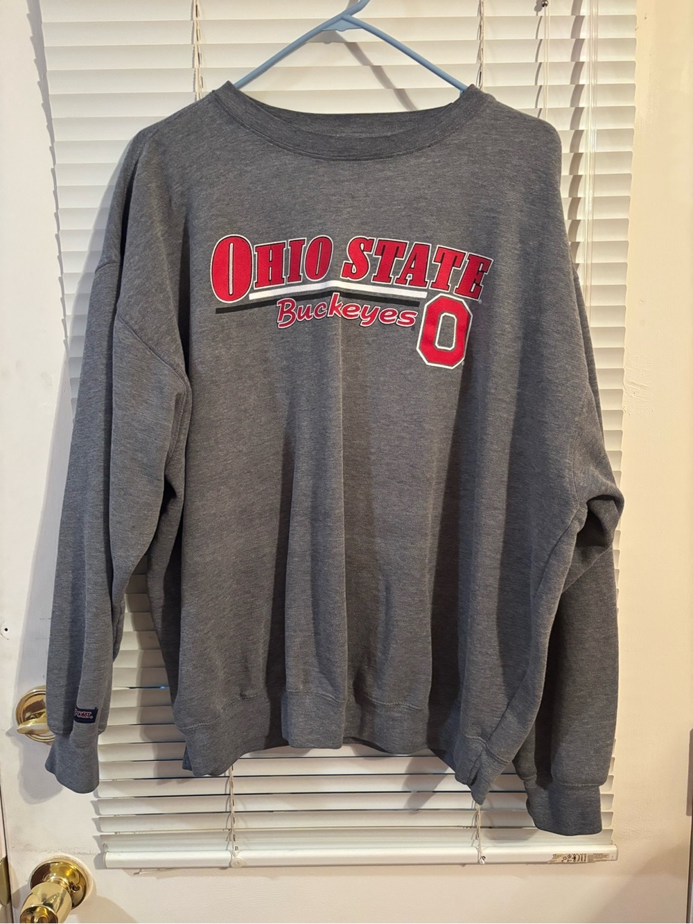 Vintage Ohio State Buckeyes Sweatshirt Mens Size XL Gray Pullover Jansport
